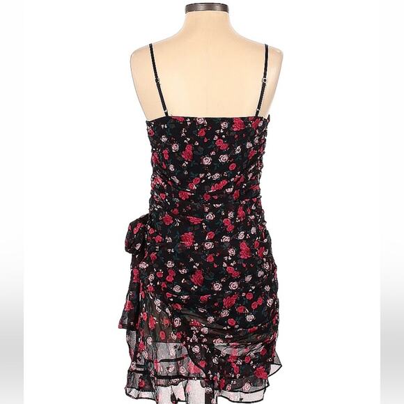 NWT For Love & Lemons Hawn Ruffle Floral Mini Dress S - Picture 5 of 12